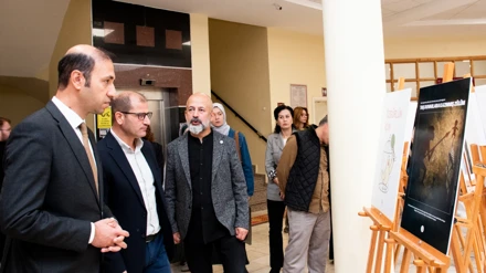 SÜ GSF Grafik Bölümü Öğrencilerinden Filistin Temalı Poster Sergisi